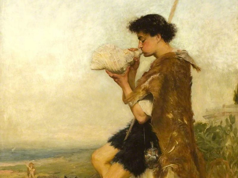 1846-William Ewart Lockhart - Il guardiano dei porci - Gallerie d'arte e musei di Dundee